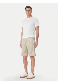 Guess Szorty sportowe Z6GD12 K3220 Beżowy Regular Fit. Kolor: beżowy. Materiał: syntetyk. Styl: sportowy #5