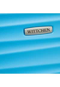 Wittchen - Zestaw walizek z ABS-u z żebrowaniem niebieski. Kolor: niebieski. Materiał: guma #6