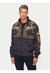 Versace Jeans Couture Kurtka bomber 77GAS411 Czarny Regular Fit. Kolor: czarny. Materiał: syntetyk