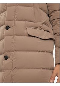 Hetrego - Hetregó Kurtka puchowa Parker 8N436M Beżowy Regular Fit. Kolor: beżowy. Materiał: syntetyk #4