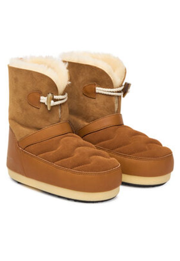 Moon Boot Śniegowce Mb Evx Igloo 80D1470070 Brązowy. Kolor: brązowy. Materiał: skóra, zamsz