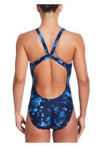 Nike Swim - Strój pływacki jednoczęściowy damski Nike Hydrastrong Fastback. Kolor: niebieski