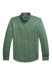 Polo Ralph Lauren Koszula 710654408144 Zielony Regular Fit. Typ kołnierza: polo. Kolor: zielony. Materiał: bawełna #3