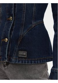 Versace Jeans Couture Kurtka jeansowa 78HAS457 Niebieski Slim Fit. Kolor: niebieski. Materiał: bawełna #5
