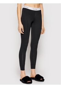 Calvin Klein Underwear Legginsy 0000D1632E Czarny Slim Fit. Kolor: czarny. Materiał: bawełna #1