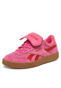 Reebok Sneakersy SMASH EDGE KILTY 100241116 Różowy. Kolor: różowy. Materiał: zamsz, skóra #8