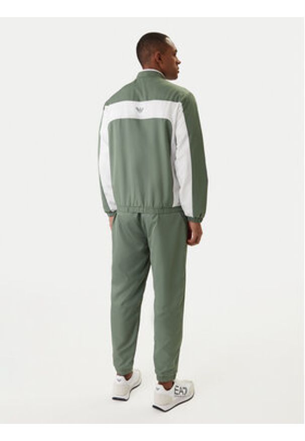 EA7 Emporio Armani Dres 7M001530 AF16072 Zielony Regular Fit. Kolor: zielony. Materiał: syntetyk