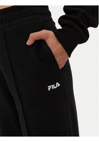 Fila Spodnie dresowe Lauka FAW0910 Czarny Wide Leg. Kolor: czarny. Materiał: bawełna