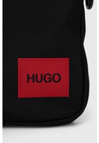 Hugo - HUGO torba na laptopa kolor czarny. Kolor: czarny. Materiał: włókno #5