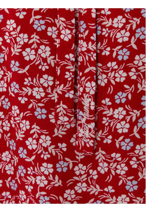 Tommy Jeans Sukienka codzienna DW0DW20884 Czerwony Regular Fit. Okazja: na co dzień. Kolor: czerwony. Materiał: wiskoza. Typ sukienki: proste. Styl: casual