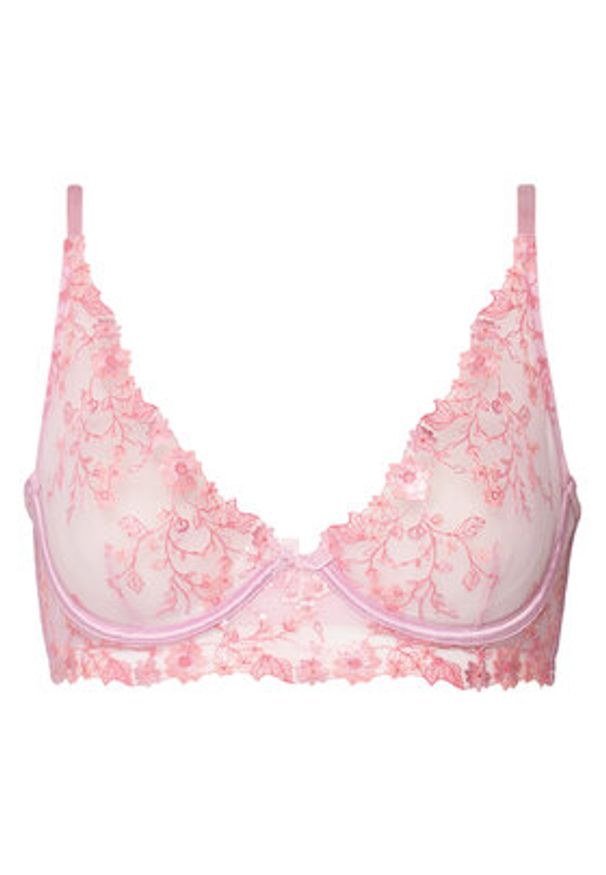 Hunkemöller Biustonosz z fiszbiną Lillia 204597 Fioletowy. Kolor: fioletowy. Materiał: syntetyk