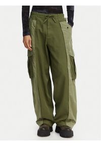 G-Star RAW - G-Star Raw Spodnie cargo D29010-E519 Zielony ciemny Straight Fit. Kolor: zielony. Materiał: bawełna #1
