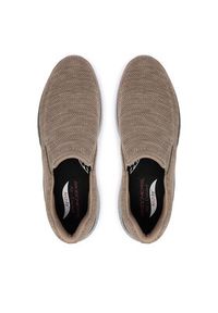 skechers - Skechers Sneakersy 205345/TPE Beżowy. Kolor: beżowy. Materiał: materiał #3