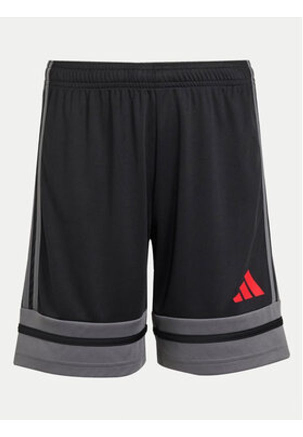 Adidas - adidas Szorty sportowe Squadra 25 JN4448 Czarny Regular Fit. Kolor: czarny. Materiał: syntetyk. Styl: sportowy