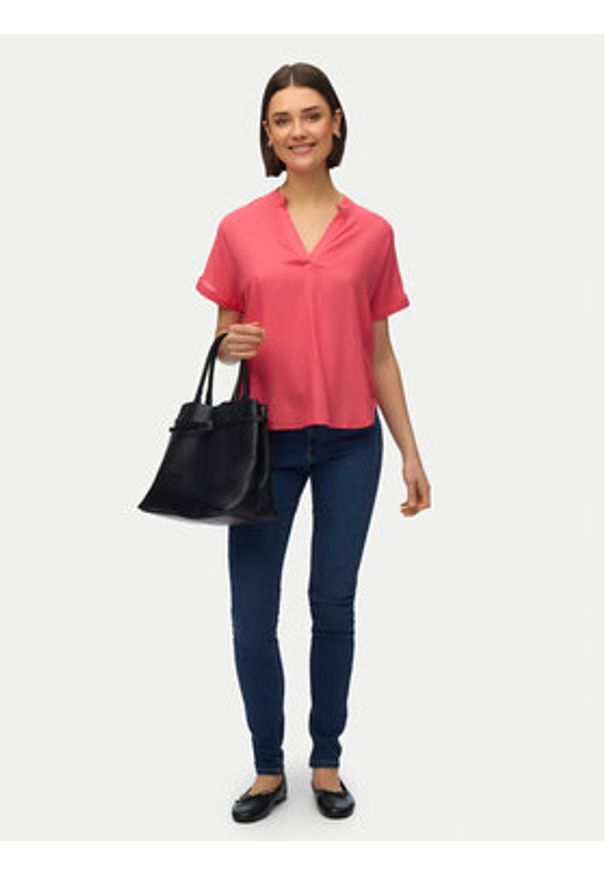 Vero Moda Bluzka Beauty 10279697 Różowy Regular Fit. Kolor: różowy. Materiał: wiskoza