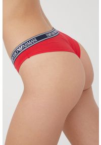 Emporio Armani Underwear brazyliany (2-pack) kolor czerwony. Kolor: czerwony. Materiał: materiał #2