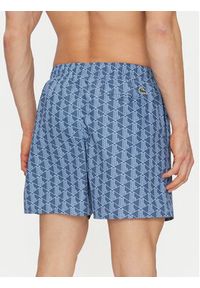Lacoste Szorty kąpielowe MH9086 Niebieski Regular Fit. Kolor: niebieski. Materiał: syntetyk #3