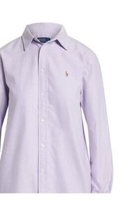 Polo Ralph Lauren Koszula 211970736506 Fioletowy Relaxed Fit. Typ kołnierza: polo. Kolor: fioletowy. Materiał: bawełna #10