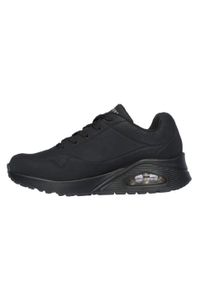 skechers - Buty do chodzenia damskie Skechers Uno Everywear. Zapięcie: sznurówki. Kolor: czarny. Materiał: materiał, syntetyk, tkanina. Szerokość cholewki: normalna. Sport: turystyka piesza