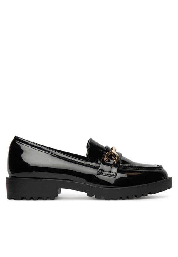 DeeZee Loafersy HXG2108-90 Czarny. Kolor: czarny. Materiał: materiał, syntetyk