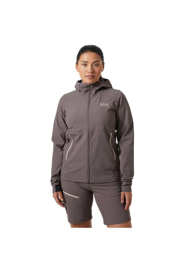 Kurtka softshell damska Helly Hansen Blaze Softshell. Kolor: szary. Materiał: softshell. Sport: turystyka piesza