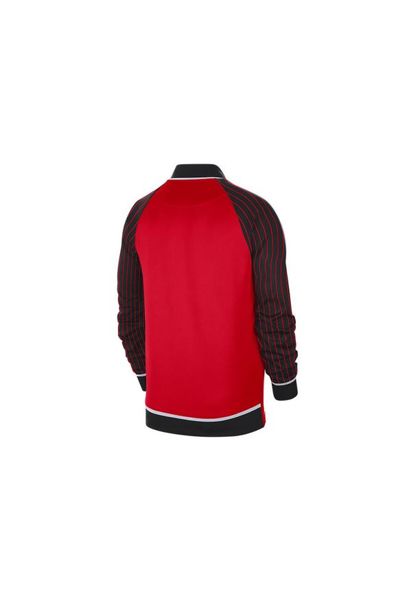 Nike - Bluza męska nike nba chicago bulls dri-fit showtime jacket city edition. Kolor: czerwony. Technologia: Dri-Fit (Nike). Sport: bieganie