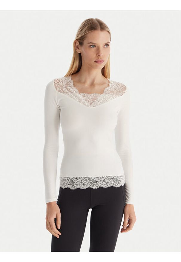 YSABEL MORA - Ysabel Mora Bielizna termoaktywna górna 70033 Biały Slim Fit. Kolor: biały. Materiał: syntetyk