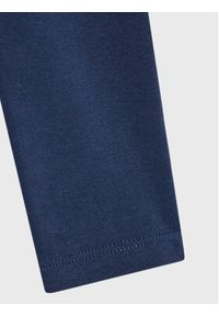 OVS Legginsy 1617130 Granatowy Slim Fit. Kolor: niebieski. Materiał: bawełna