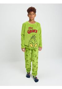 Sinsay - Polarowa piżama dwuczęściowa Grinch - zielony. Kolor: zielony. Materiał: polar #1
