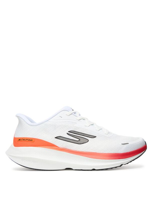 skechers - Skechers Buty do biegania Aero Pulse 246220/WBO Biały. Kolor: biały. Materiał: materiał