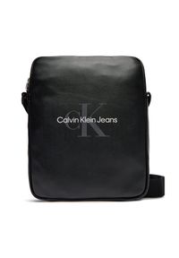 Calvin Klein Jeans Saszetka Monogram Soft K50K512447 Czarny. Kolor: czarny. Materiał: skóra #1