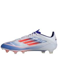 Adidas - Buty piłkarskie adidas F50 Elite Fg IF8818 białe. Zapięcie: sznurówki. Kolor: biały. Materiał: materiał. Szerokość cholewki: normalna. Sport: piłka nożna #7