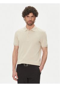 BOSS Polo Paddy 50469055 Beżowy Regular Fit. Typ kołnierza: polo. Kolor: beżowy. Materiał: bawełna