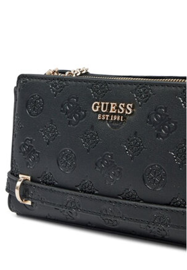 Guess Torebka HWPD96 30720 Czarny. Kolor: czarny. Materiał: skórzane