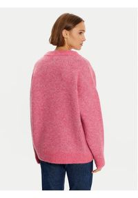 Mustang Sweter Dana 1015415 Różowy Oversize. Kolor: różowy. Materiał: syntetyk #3