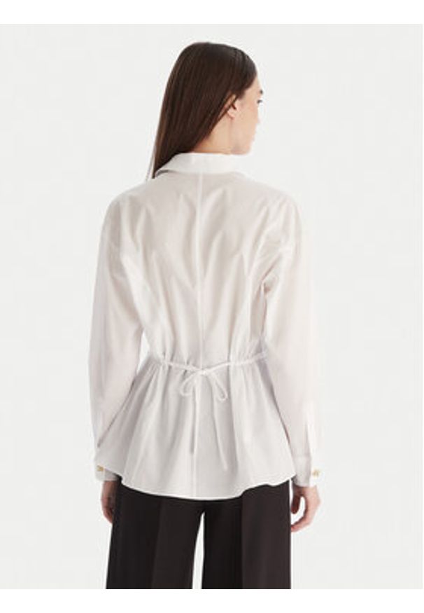 Hugo - HUGO Koszula Etnaa 50548428 Biały Regular Fit. Kolor: biały. Materiał: bawełna