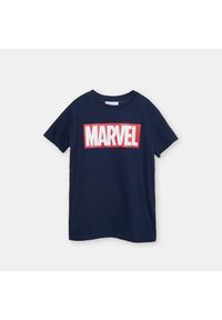 Sinsay - Koszulka chłopięca Marvel - Granatowy. Kolor: niebieski. Wzór: motyw z bajki #1
