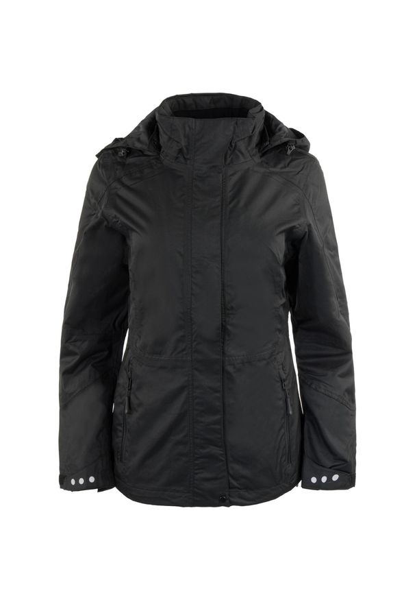 GOLF - Kurtka damska Promodoro Function, czarna, S. Typ kołnierza: golf. Kolor: czarny. Sport: golf