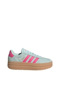 Adidas - Buty VL Court Bold. Kolor: zielony, brązowy, różowy, wielokolorowy. Obcas: na platformie