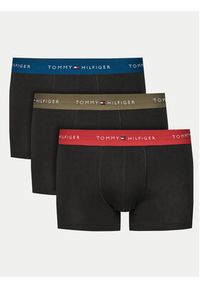 TOMMY HILFIGER - Tommy Hilfiger Komplet 3 par bokserek UM0UM02763 Czarny. Kolor: czarny. Materiał: bawełna #7