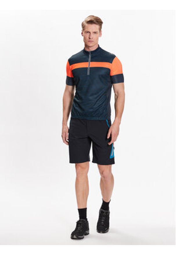 CMP Koszulka rowerowa 33N6777 Granatowy Regular Fit. Kolor: niebieski. Materiał: syntetyk