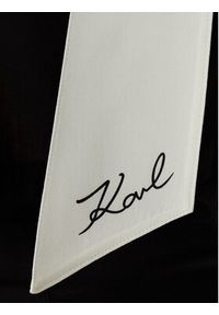 Karl Lagerfeld - KARL LAGERFELD Top B2W46036 Czarny Regular Fit. Typ kołnierza: dekolt w karo. Kolor: czarny. Materiał: wiskoza #5