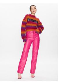 ROTATE Sweter Mohair Knit RT2403 Kolorowy Regular Fit. Materiał: syntetyk. Wzór: kolorowy #3