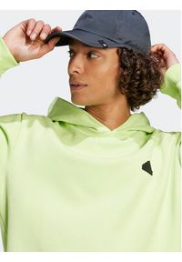 Adidas - adidas Bluza Future Icons 3-Stripes Hoodie IJ8866 Zielony Regular Fit. Kolor: zielony. Materiał: bawełna #11