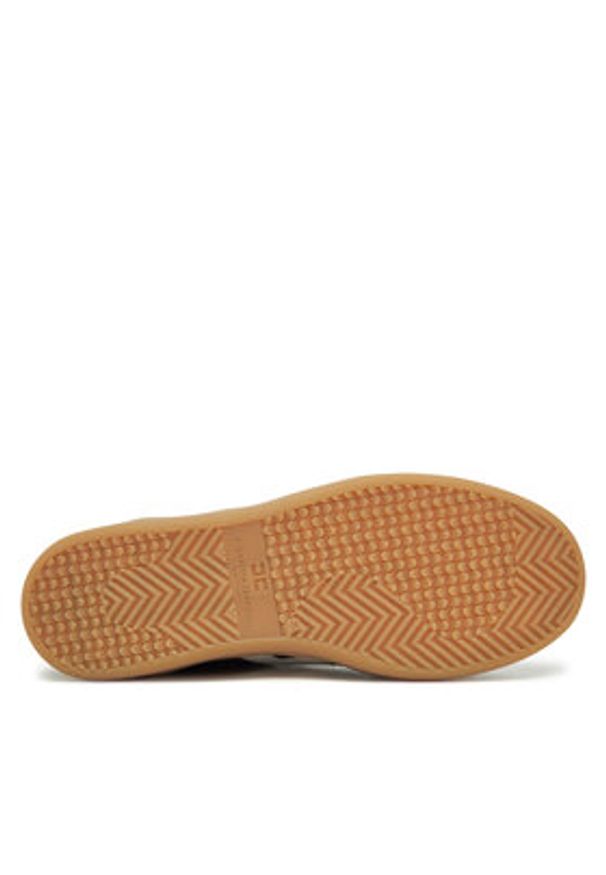 Elisabetta Franchi Sneakersy SA-51-G51E2-V400 Granatowy. Kolor: niebieski. Materiał: skóra, zamsz