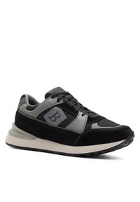 Badura Sneakersy GRAFTON-23 MB Czarny. Kolor: czarny. Materiał: materiał