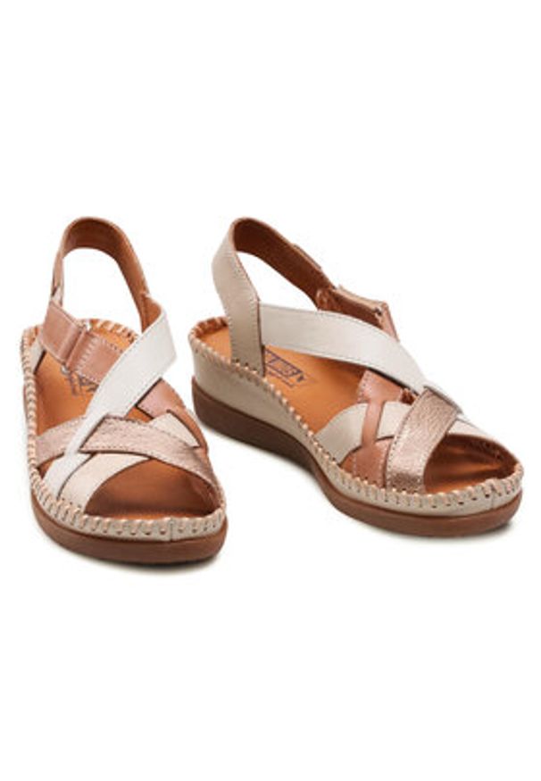 Pikolinos Sandały W8K-0741C2 Brązowy. Kolor: brązowy. Materiał: skóra