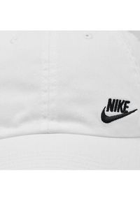 Nike Czapka z daszkiem AO8662-101 Biały. Kolor: biały. Materiał: materiał, bawełna