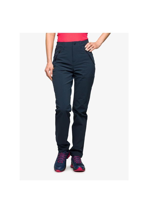Fjällräven - Spodnie trekkingowe damskie Fjallraven Abisko Trail Stretch Trousers. Kolor: niebieski