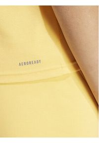 Adidas - adidas T-Shirt Z.N.E. IS3932 Żółty Regular Fit. Kolor: żółty. Materiał: syntetyk #4